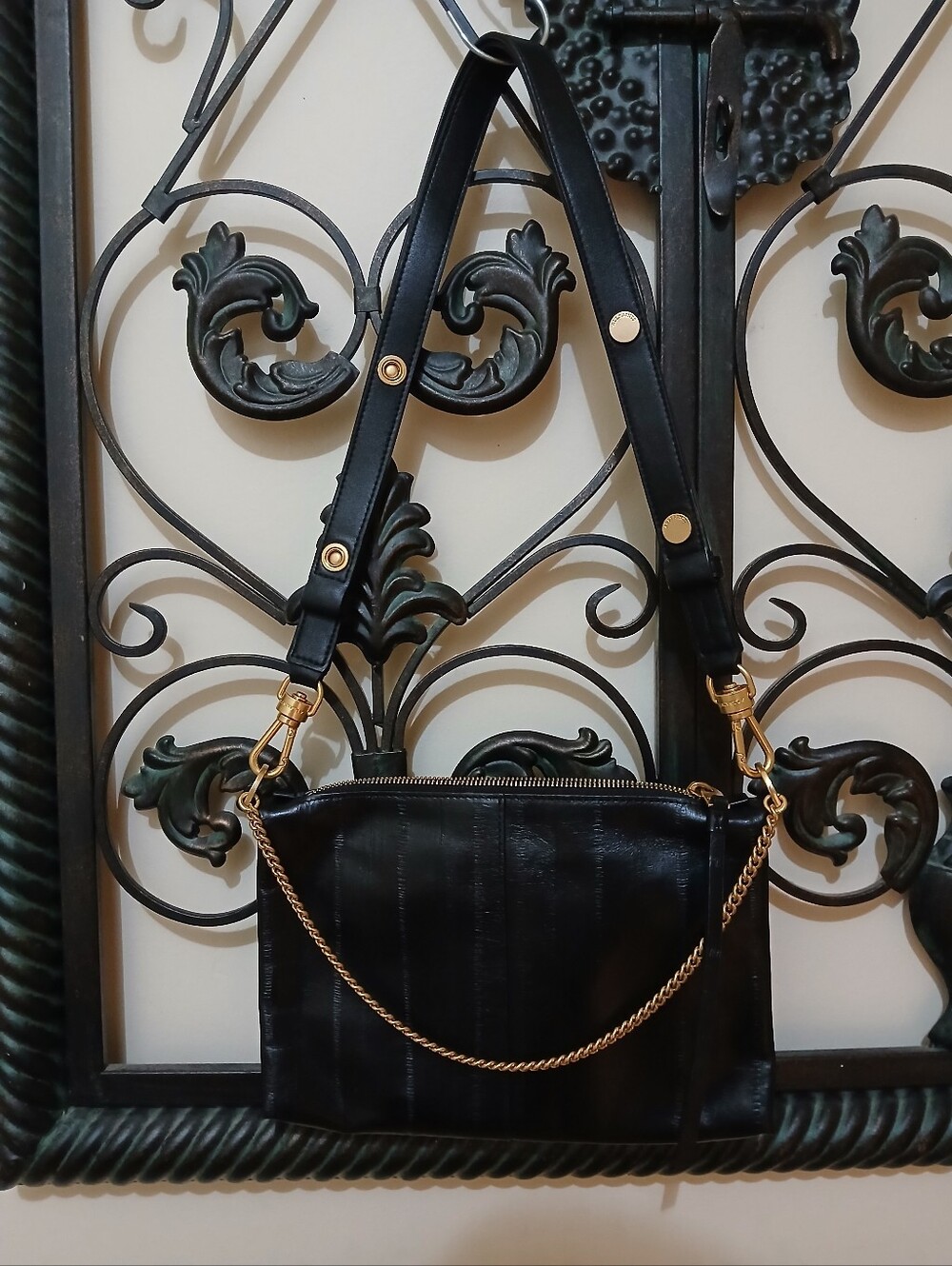 All Saints Eve Leather Crossbody/Shoulder Bag